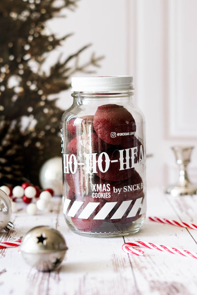 JAR DE GALLETAS DE RED VELVET - NAVIDAD